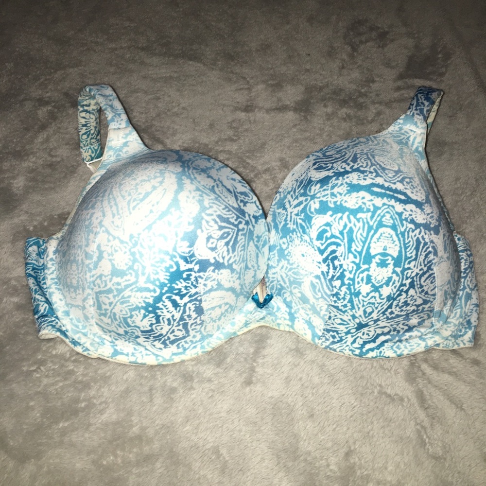 Beautiful Blue Paisley Push Up Bra!